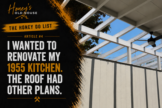 I Wanted to Renovate My 1955 Kitchen. The Roof Had Other Plans.